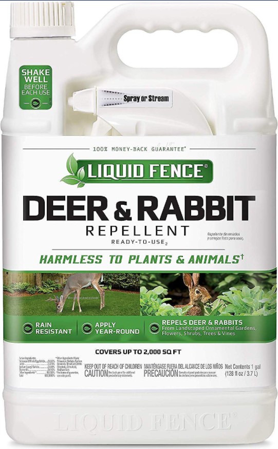 Liquid Fence Deer & Rabbit Repellent 1 Gallon RTU - 4 per case - Chemicals